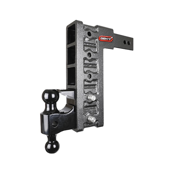 MEGA-DUTY 3 Shank 12 Drop 3.5K TW 32K Hitch & GH-0161 Dual-Ball & GH-0162 Pintle Lock